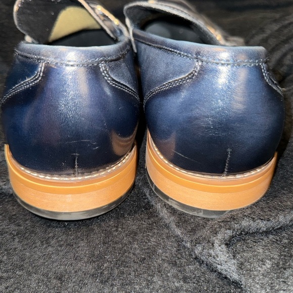 stacy adams blue dress shoes Barrington Cap Toe Oxford Stacy Adam Navy – On Time Fashions Savannah main image 1